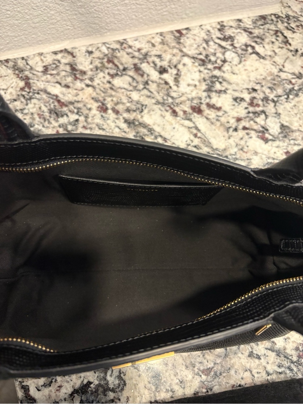 Demellier The New York Lizard Embossed East West Bag - Picture 7 of 10